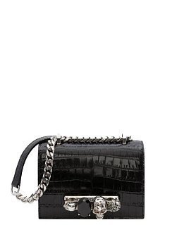 Alexander McQueen The Jewelled Bag Small Black Alexander McQueen The Jewelled Bag Small Black