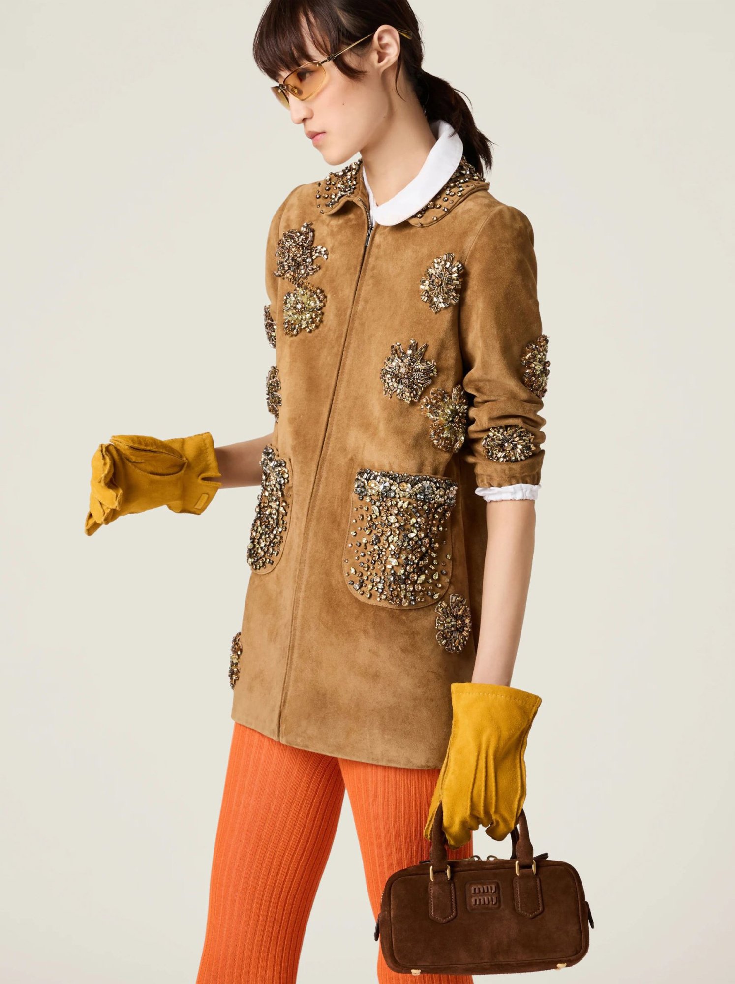 Miu Miu Arcadie Small Brown Miu Miu Arcadie Small Brown