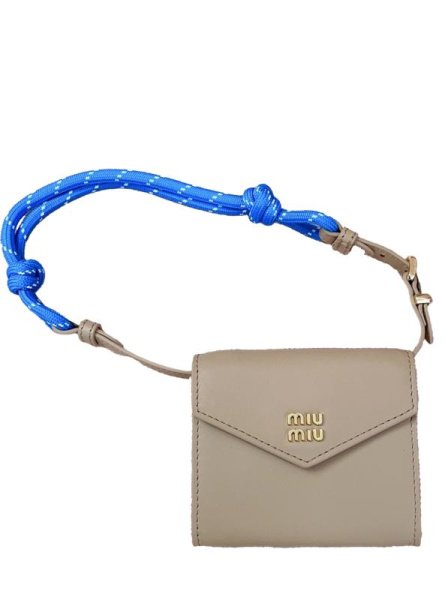 Miu Miu Wallet Small Beige Miu Miu Wallet Small Beige