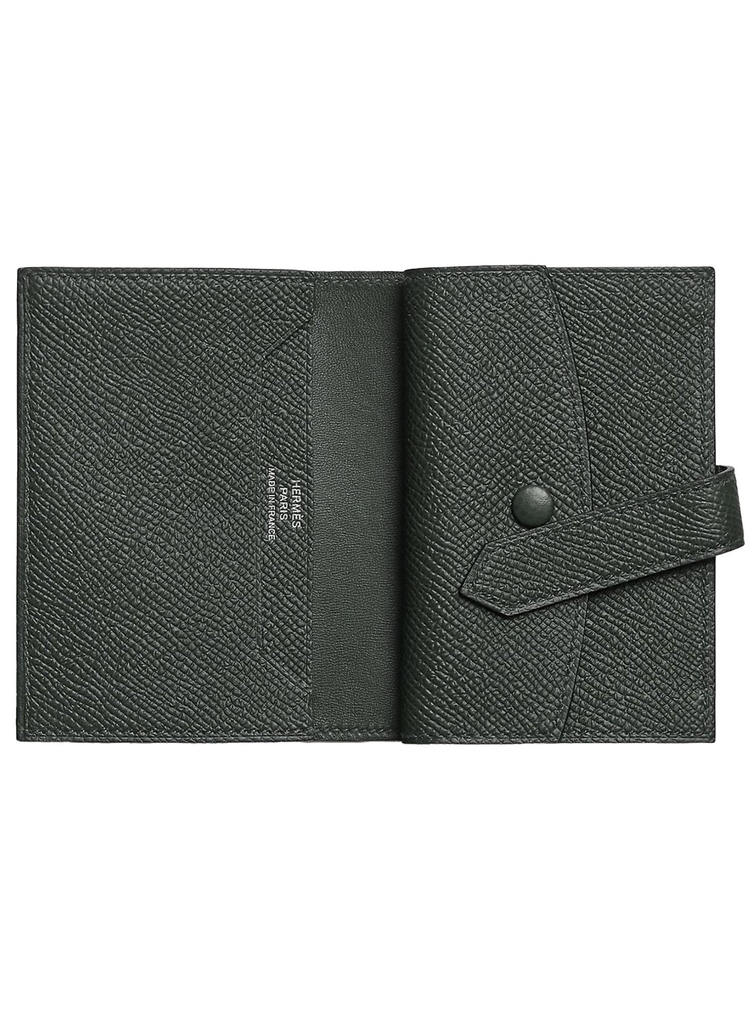 Hermes Bearn Compact Wallet Black Hermes Bearn Compact Wallet Black