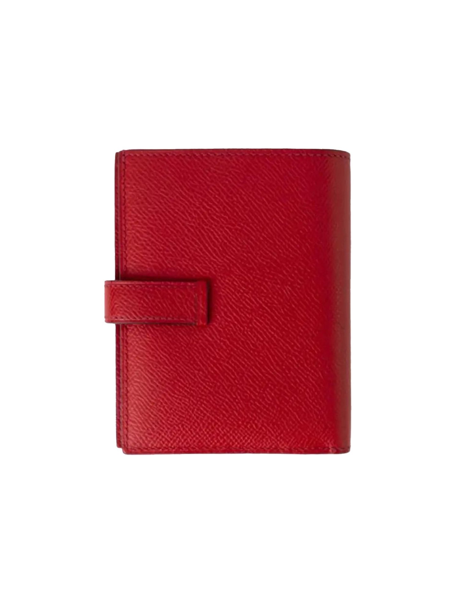 Hermes Bearn Compact Wallet Red