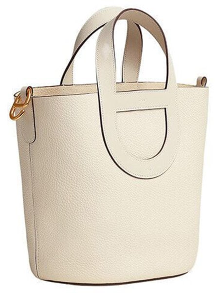 Hermes Clemence Medium White Hermes Clemence Medium White
