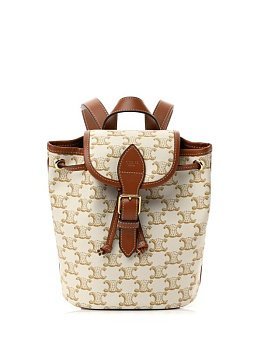 Celine Triomphe Canvas Small Beige Celine Triomphe Canvas Small Beige