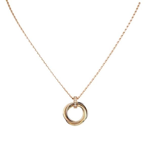 Подвеска Cartier Trinity Розовое золото
