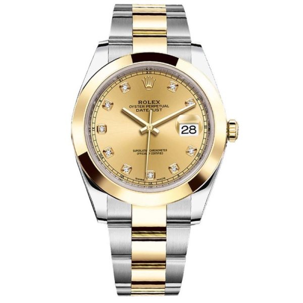 Rolex Datejust 41 26303 Champagne set with diamonds Oyster Bracelet Rolex Datejust 41 26303 Champagne set with diamonds Oyster Bracelet