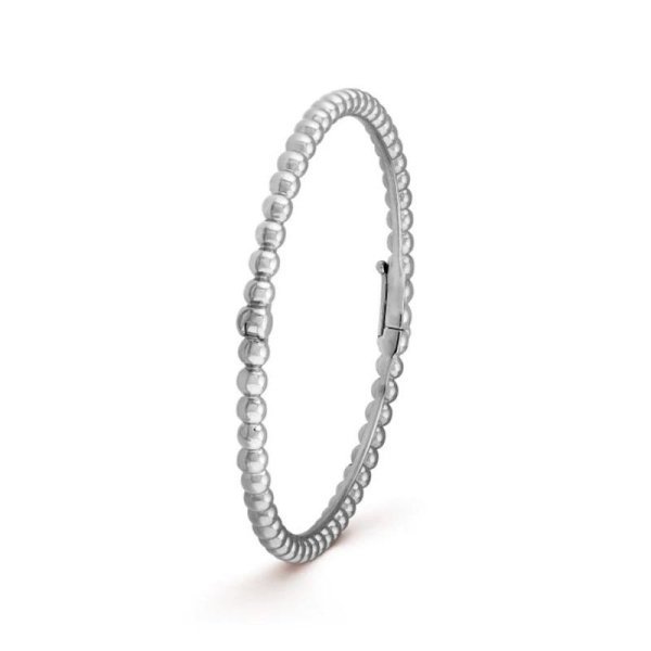 Браслет Van Cleef Perlée Белое золото