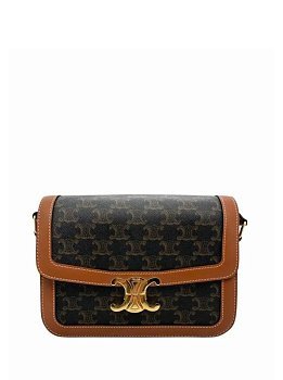 Celine Triomphe Canvas Small Brown Celine Triomphe Canvas Small Brown