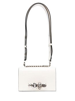Alexander McQueen The Jewelled Bag Small White Alexander McQueen The Jewelled Bag Small White