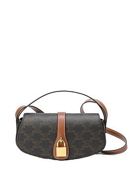 Celine Triomphe Canvas Small Black