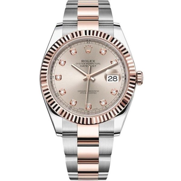 Rolex Datejust 41 126331 Sundust set with diamonds Oyster Bracelet Rolex Datejust 41 126331 Sundust set with diamonds Oyster Bracelet