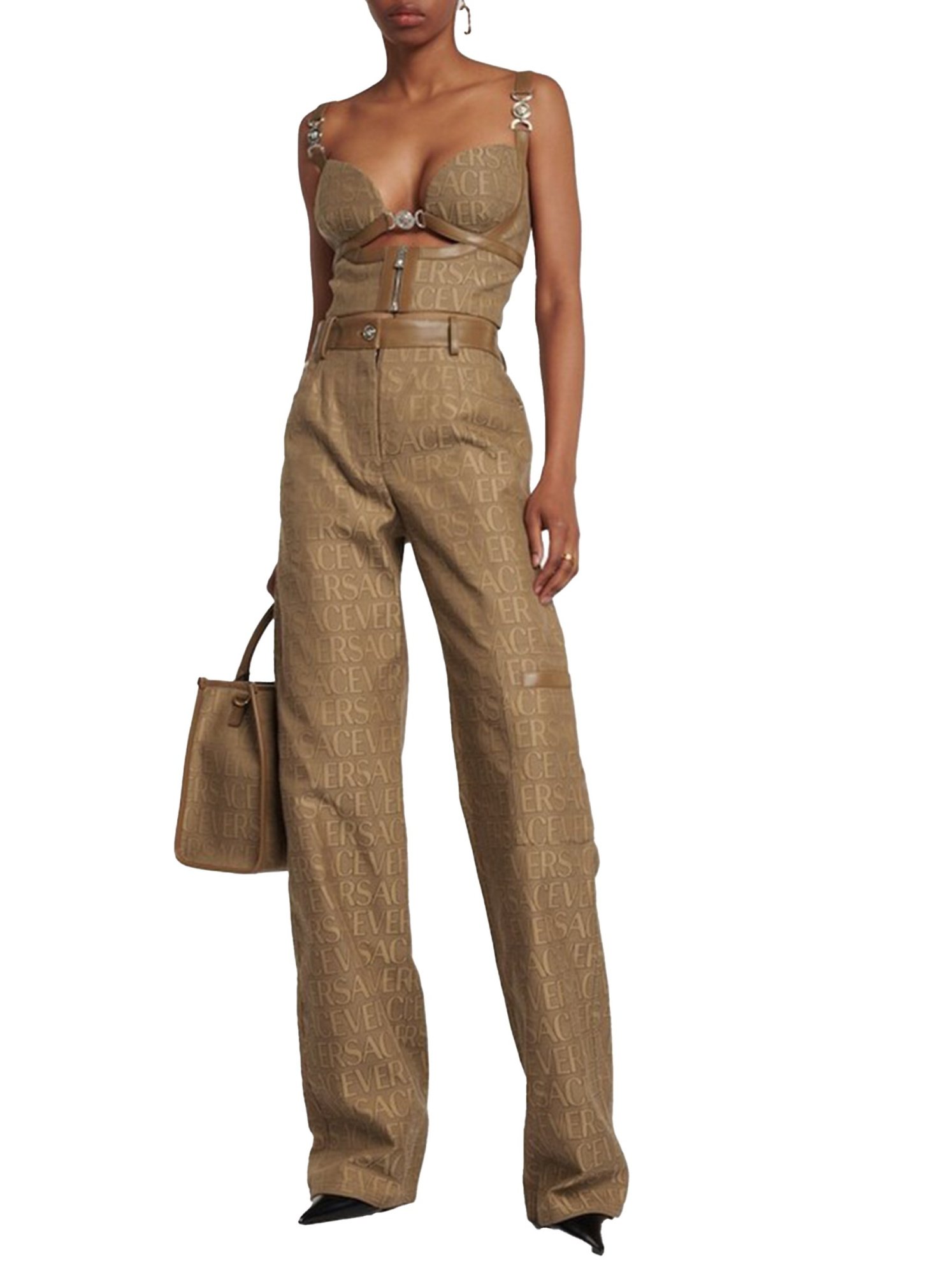 Versace Allover Small Brown