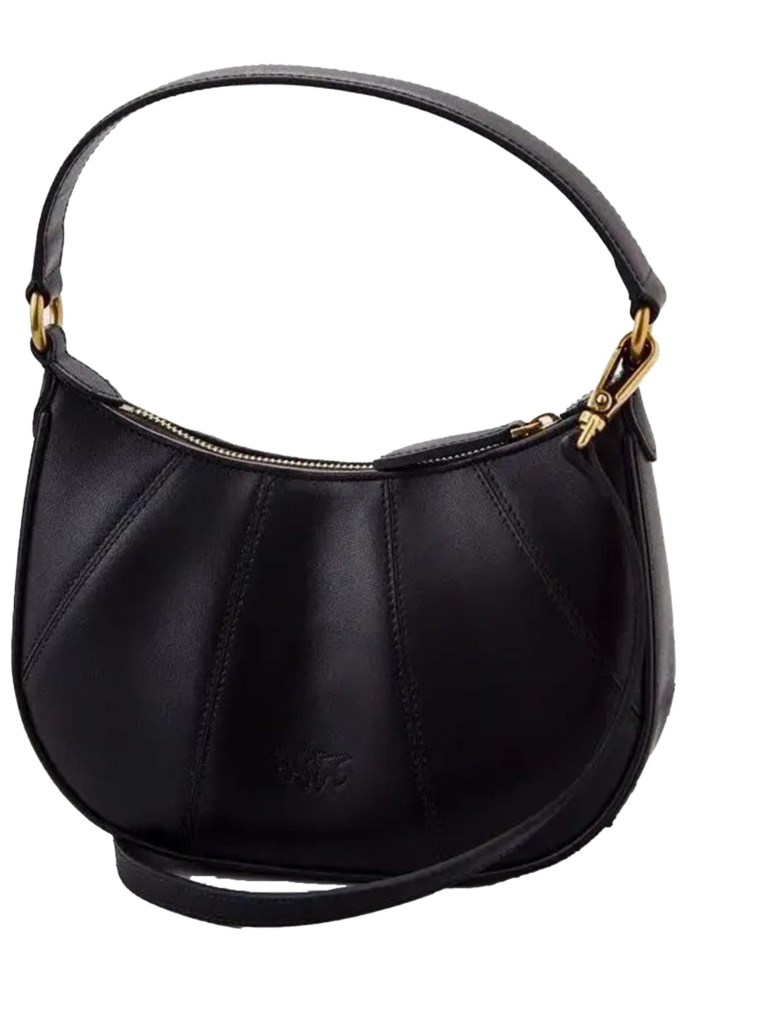 Pinko Love Bag Half Moon Small Black