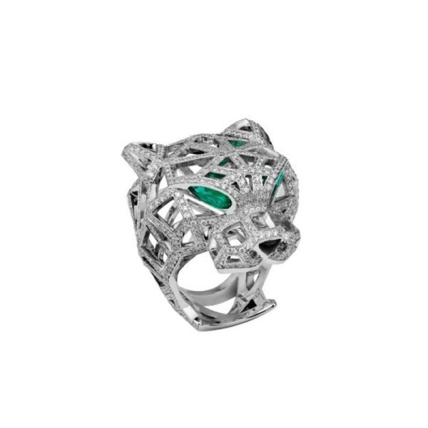 Кольцо Cartier Panthère de Cartier Белое золото