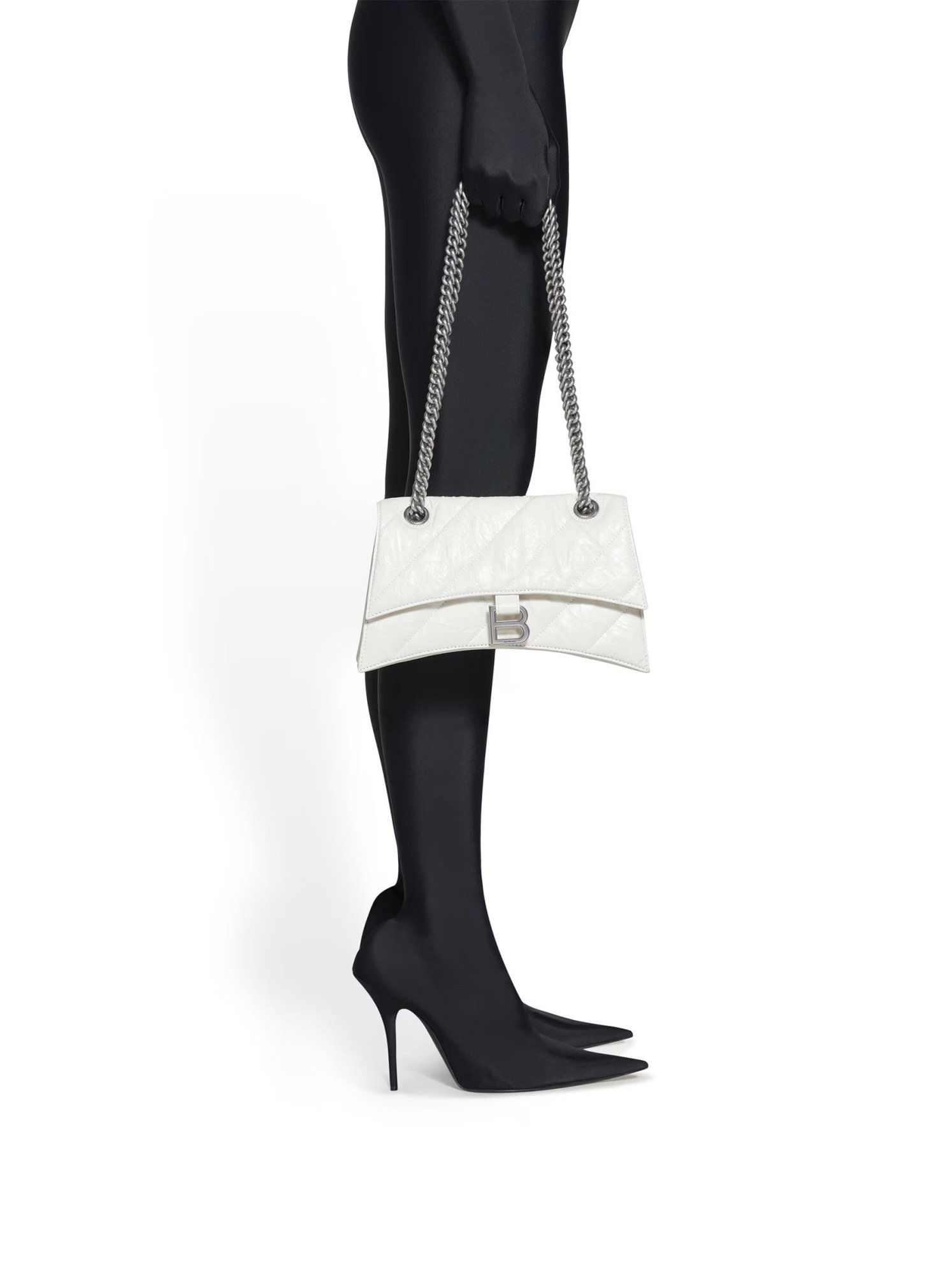 Balenciaga Crush Small White Balenciaga Crush Small White