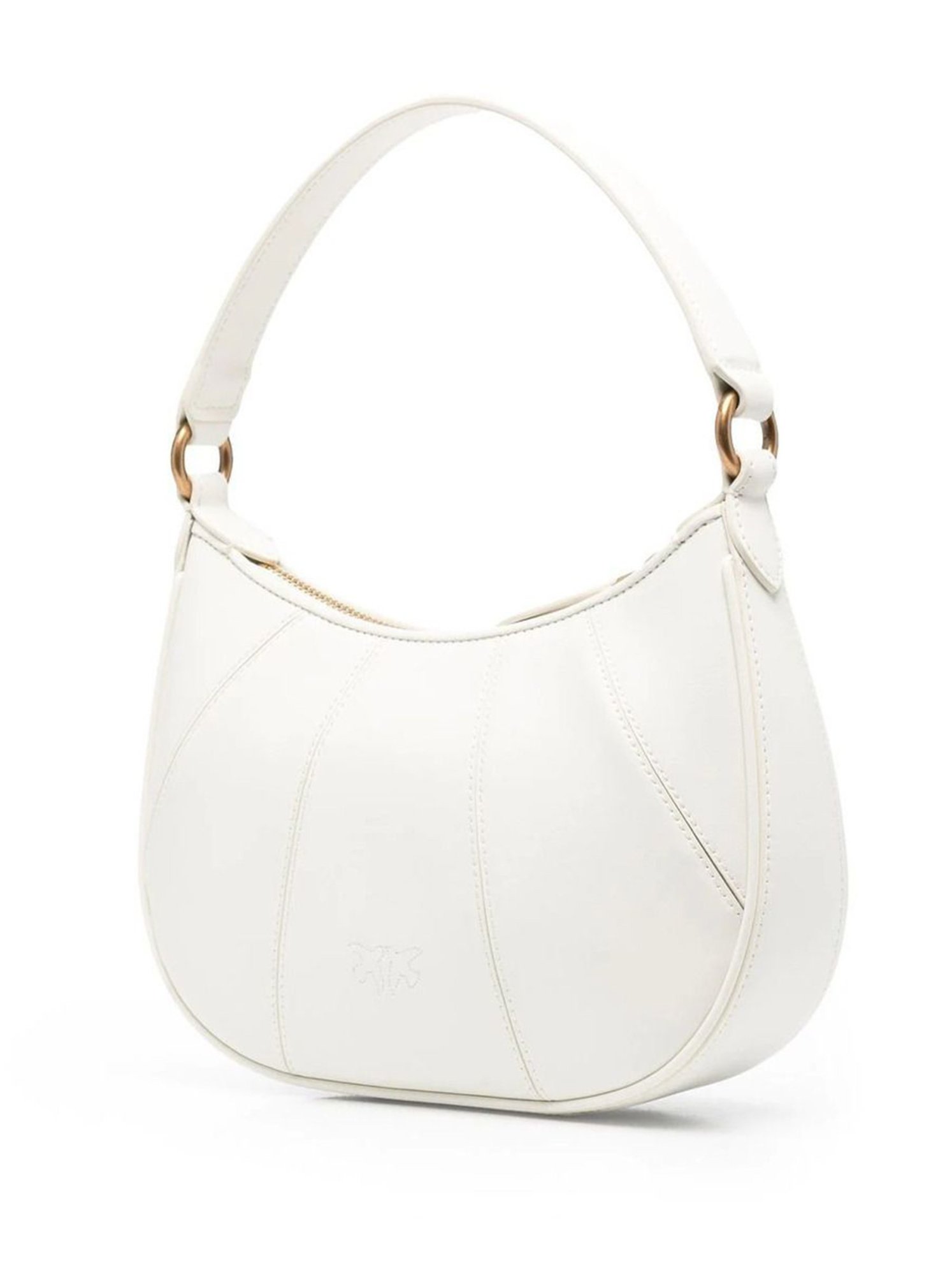 Pinko Love Bag Half Moon Small White