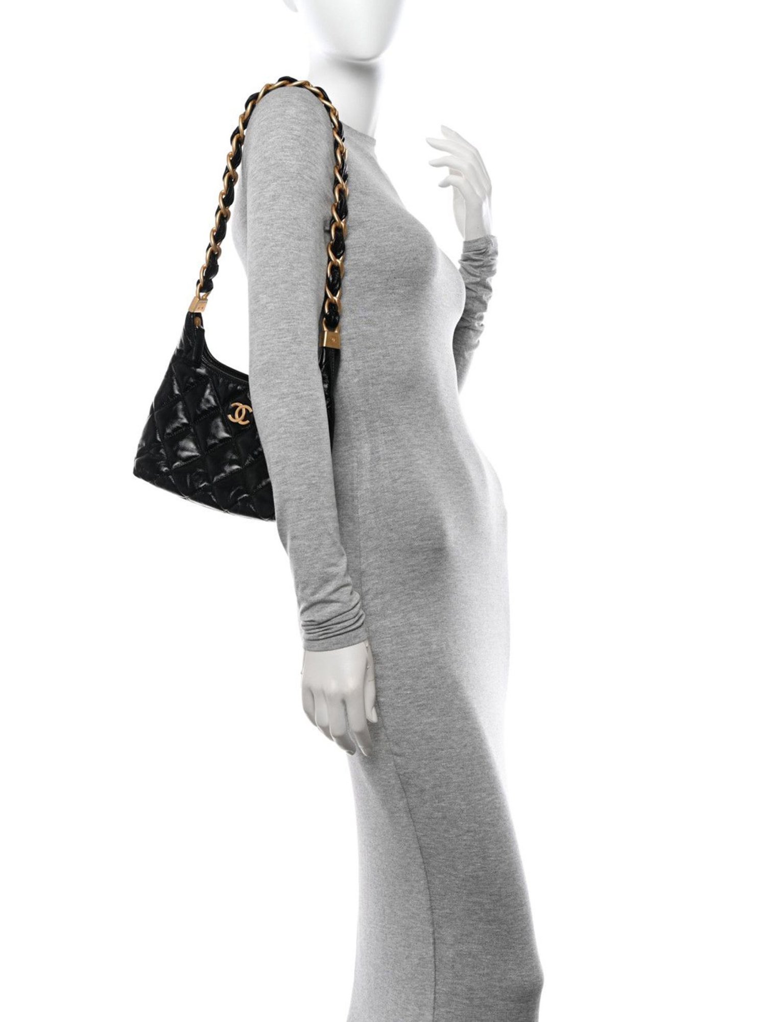 Chanel Hobo Small Black