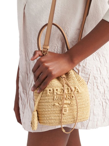 Prada Rafia Small Beige Prada Rafia Small Beige