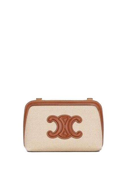 Celine Cuir Triomphe Small Beige