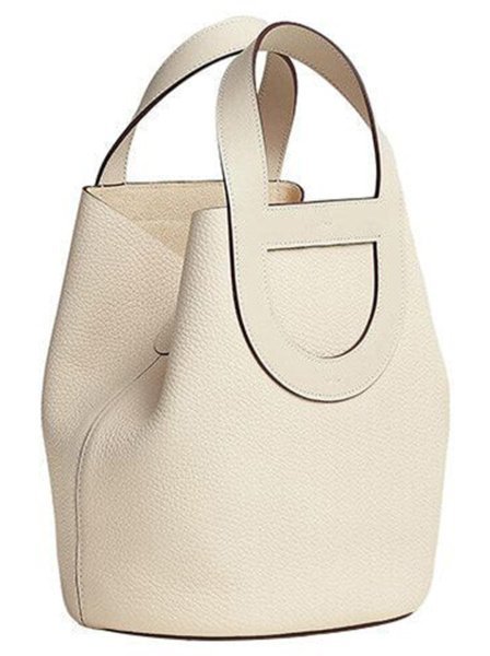 Hermes Clemence Medium White Hermes Clemence Medium White