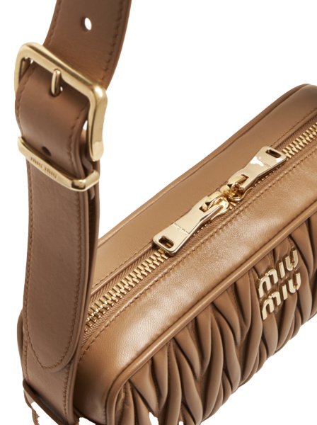 Miu Miu Matelassé Small Brown Miu Miu Matelassé Small Brown