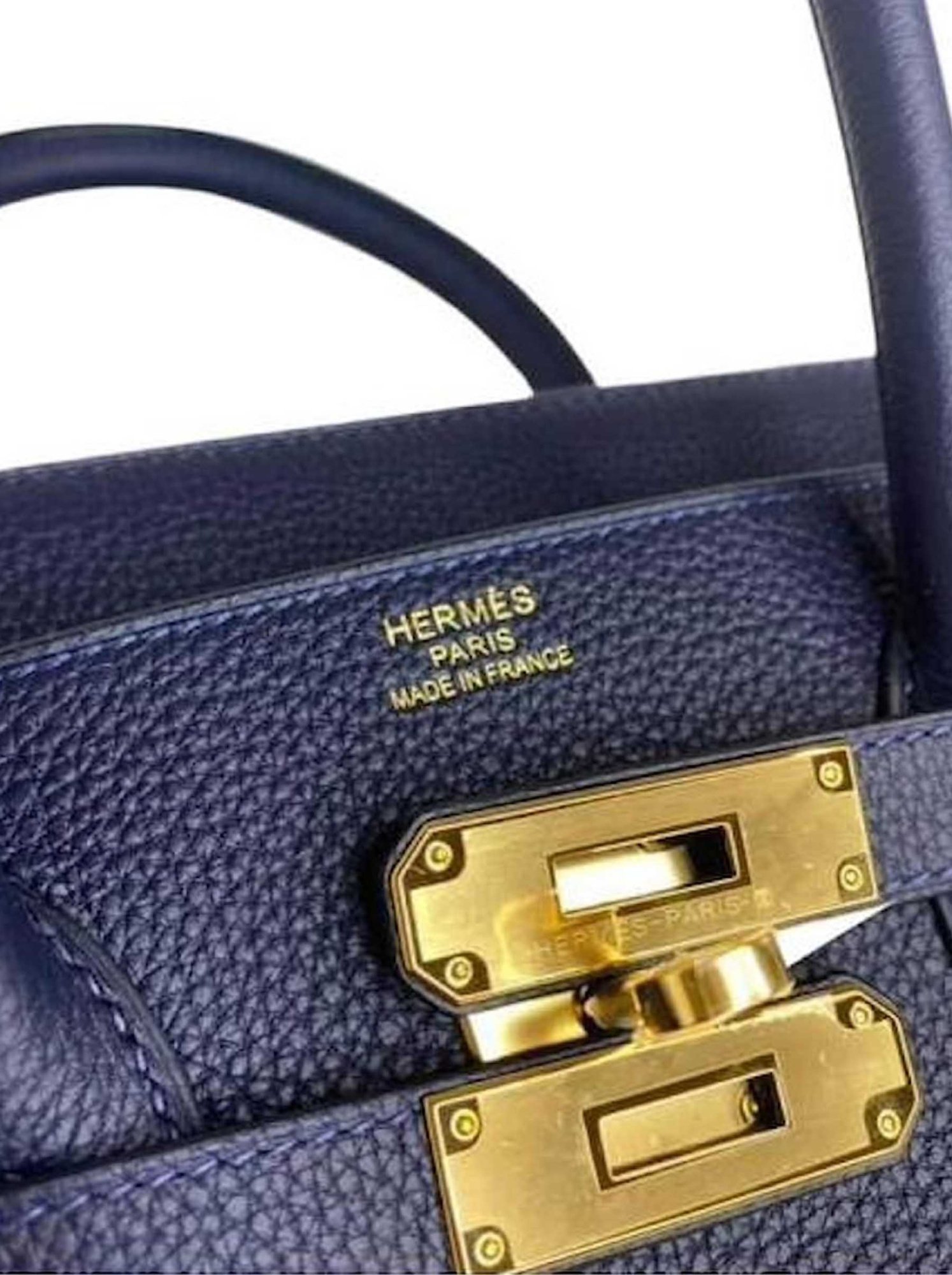 Hermes Kelly Medium Blue