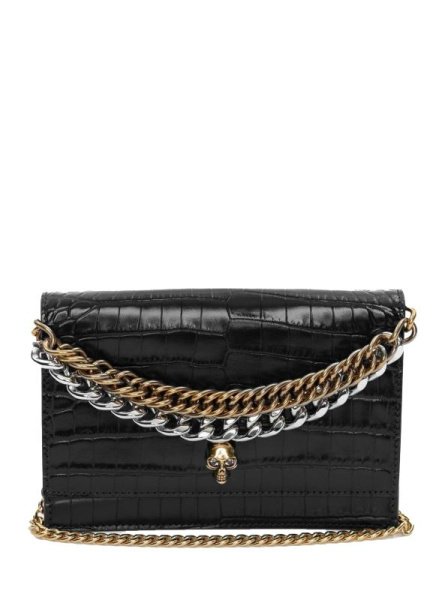 Alexander McQueen The Skull Bag Small Black Alexander McQueen The Skull Bag Small Black