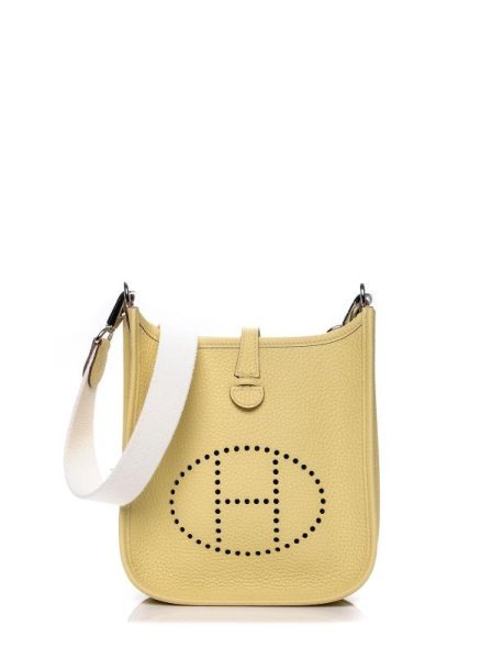 Hermes Evelyne Small Yellow Hermes Evelyne Small Yellow