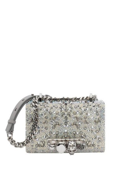 Alexander McQueen The Jewelled Bag Small White Alexander McQueen The Jewelled Bag Small White
