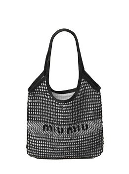 Miu Miu Crochet Medium Black