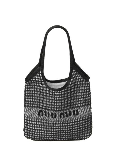 Miu Miu Crochet Medium Black Miu Miu Crochet Medium Black