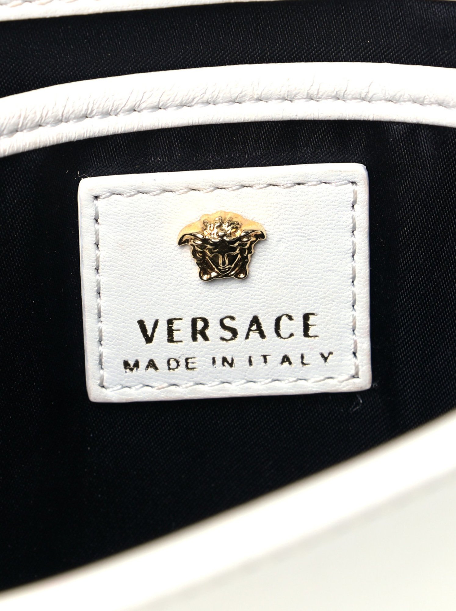 Versace Nappa Small White