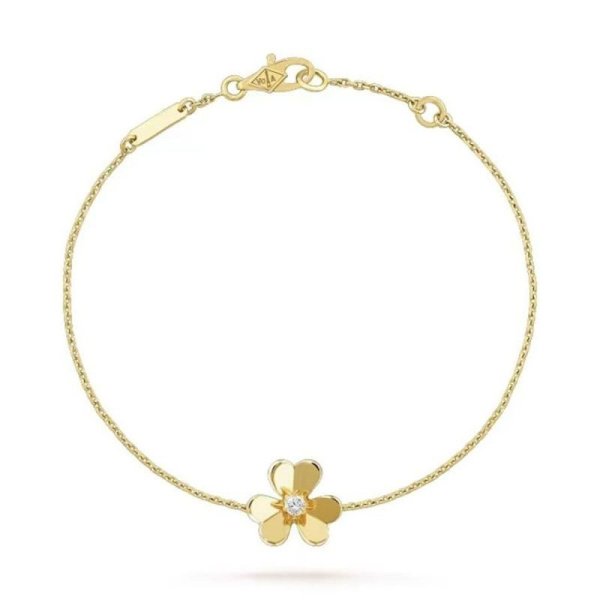 Браслет Van Cleef Frivole Белое золото