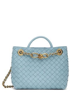 Bottega Veneta Andiamo Medium Blue Bottega Veneta Andiamo Medium Blue