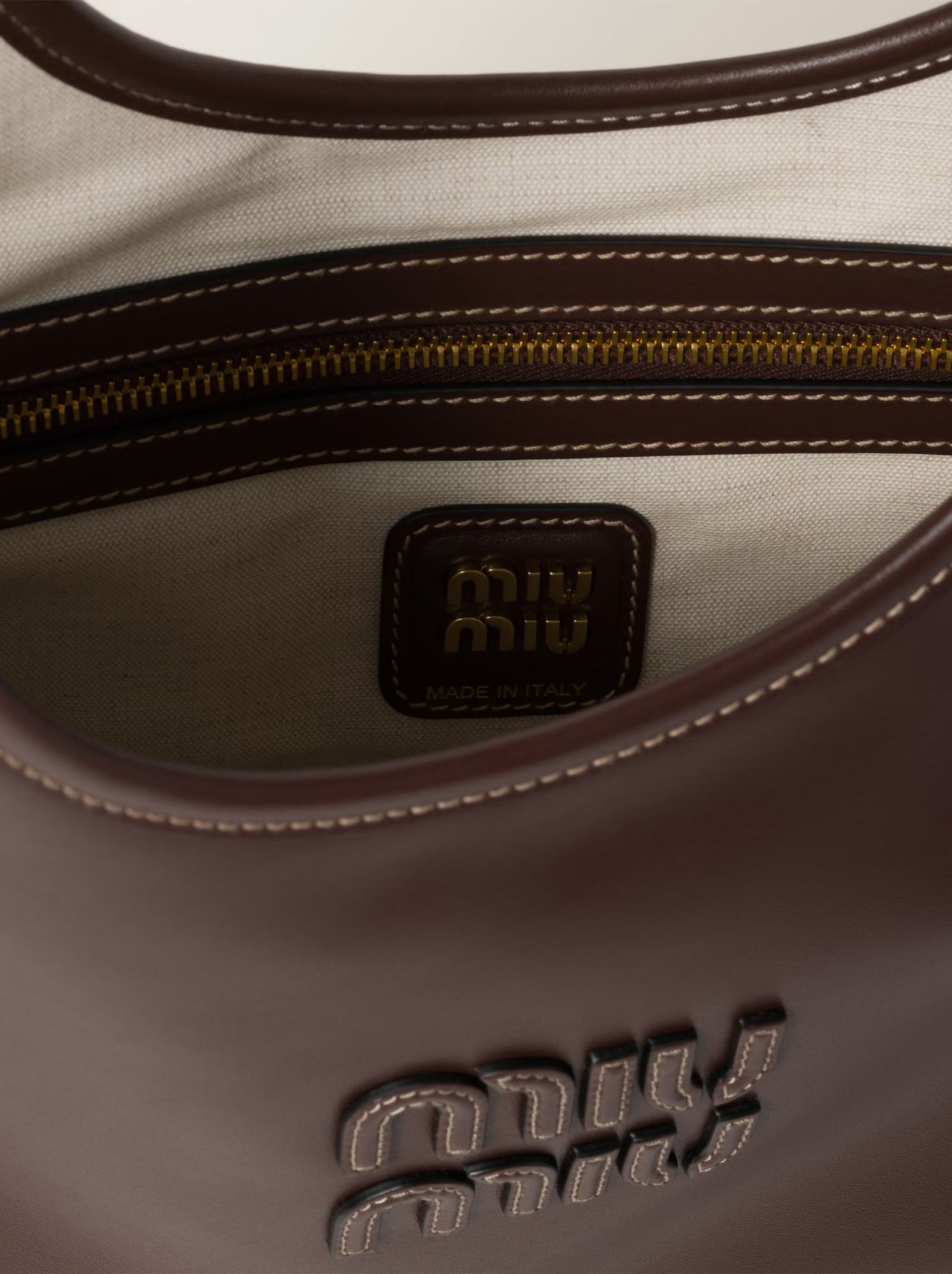 Miu Miu Ivy Medium Brown