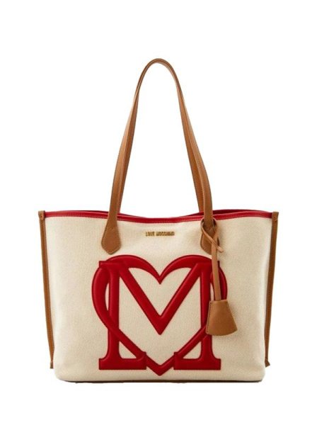 Moschino Corazon Medium Beige
