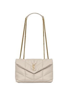 Saint Laurent Puffer Small White Saint Laurent Puffer Small White