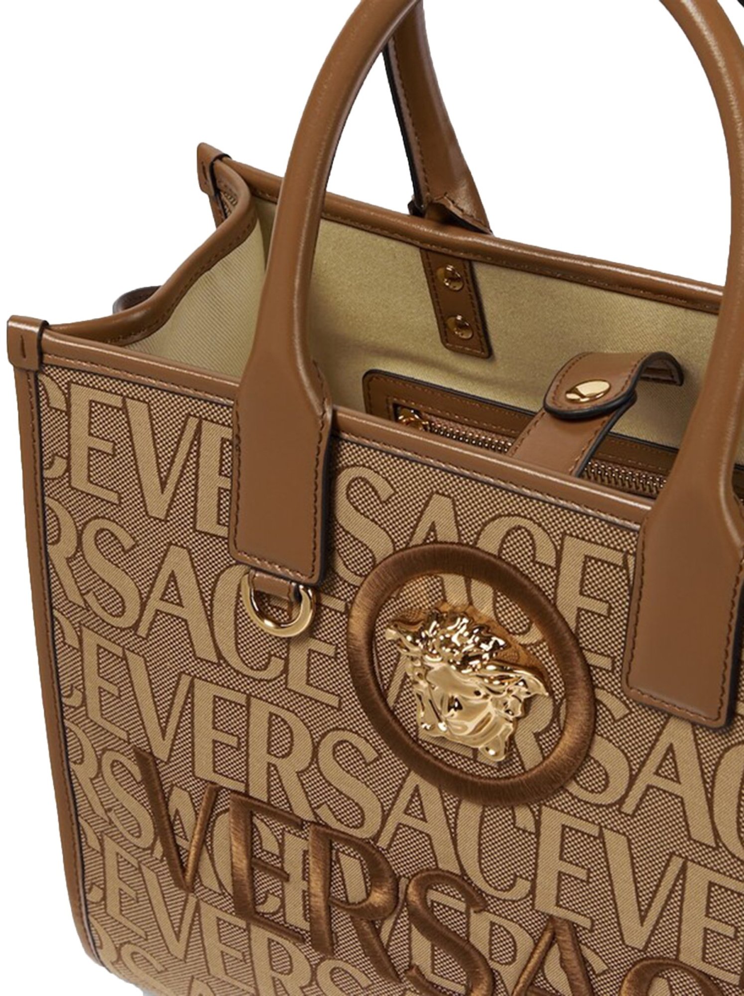 Versace Allover Small Brown