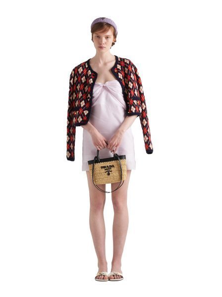 Prada Rafia Small Beige Prada Rafia Small Beige