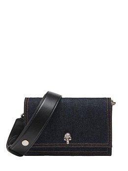 Alexander McQueen The Skull Bag Small Blue