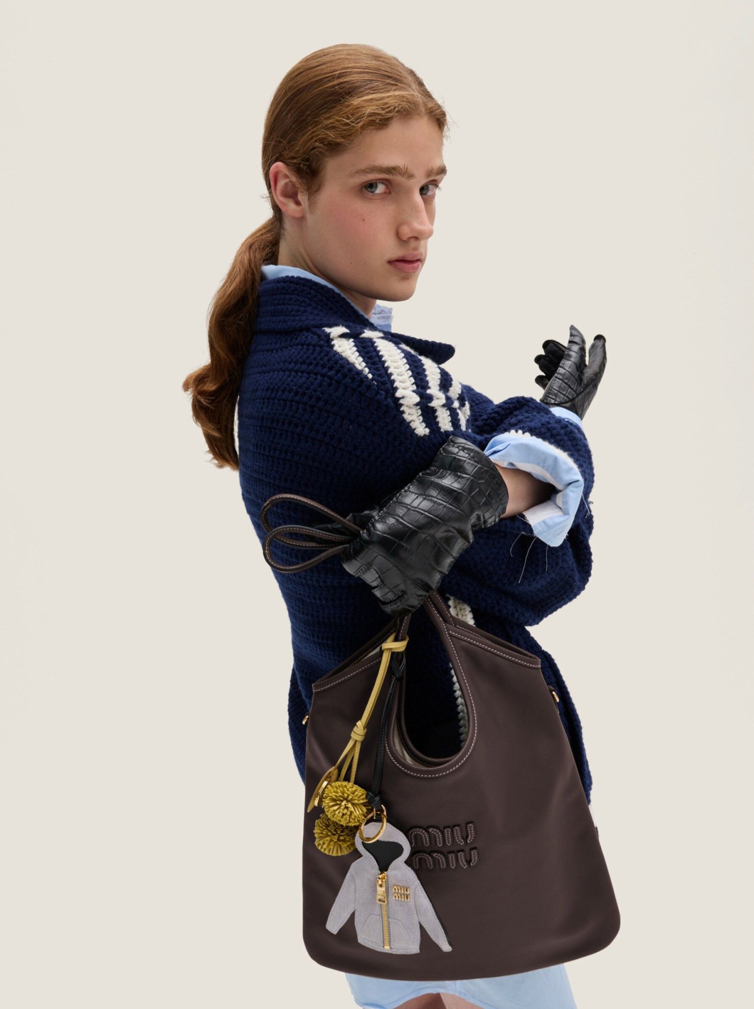 Miu Miu Ivy Medium Brown