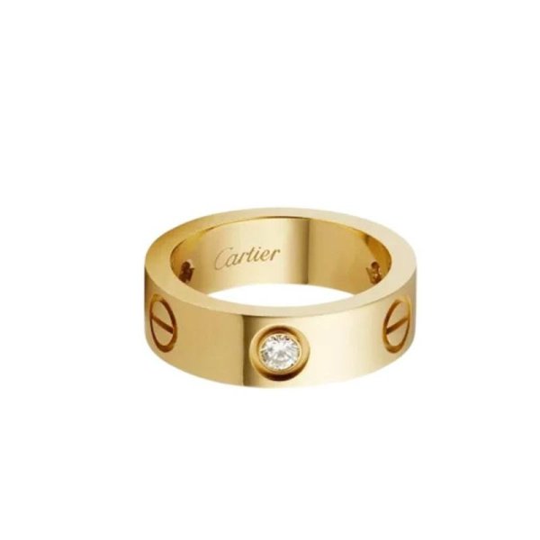 Кольцо Cartier LOVE Белое золото