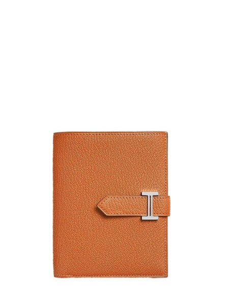 Hermes Bearn Compact Wallet Orange Hermes Bearn Compact Wallet Orange