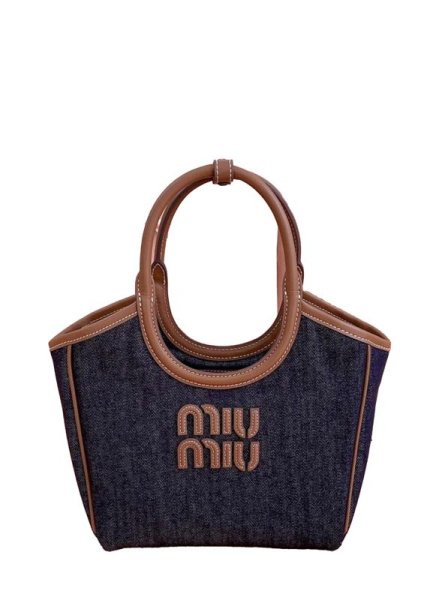Miu Miu Ivy Medium Blue Miu Miu Ivy Medium Blue