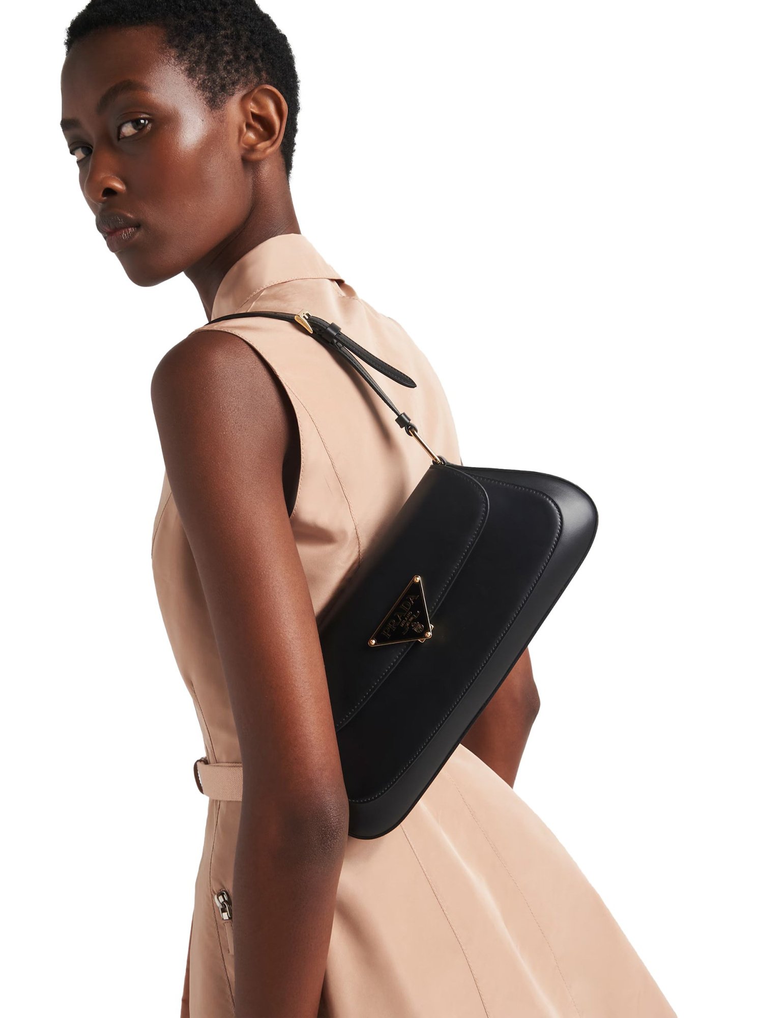 Prada Leather Medium Black