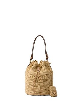 Prada Rafia Small Beige