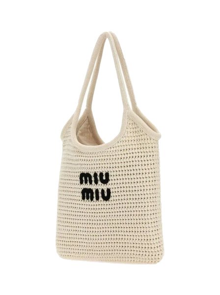 Miu Miu Crochet Medium White Miu Miu Crochet Medium White