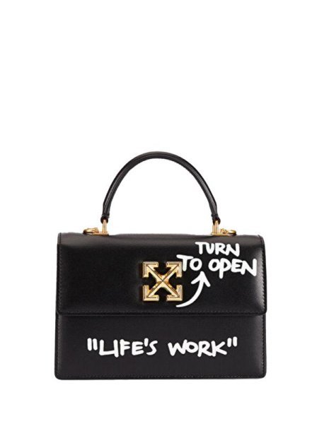 Off White Jitney Small Black Off White Jitney Small Black