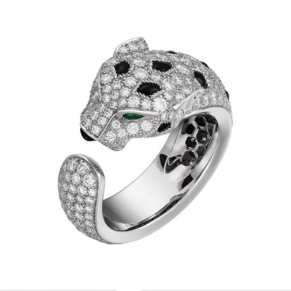 Кольцо Cartier Panthère de Cartier Белое золото