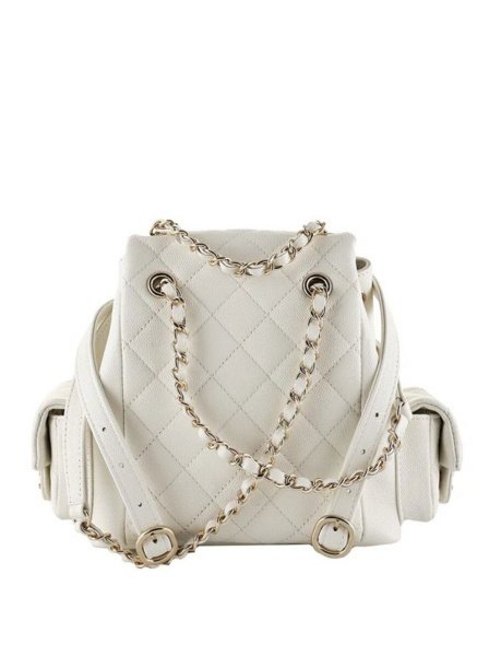 Chanel Duma Medium White Chanel Duma Medium White
