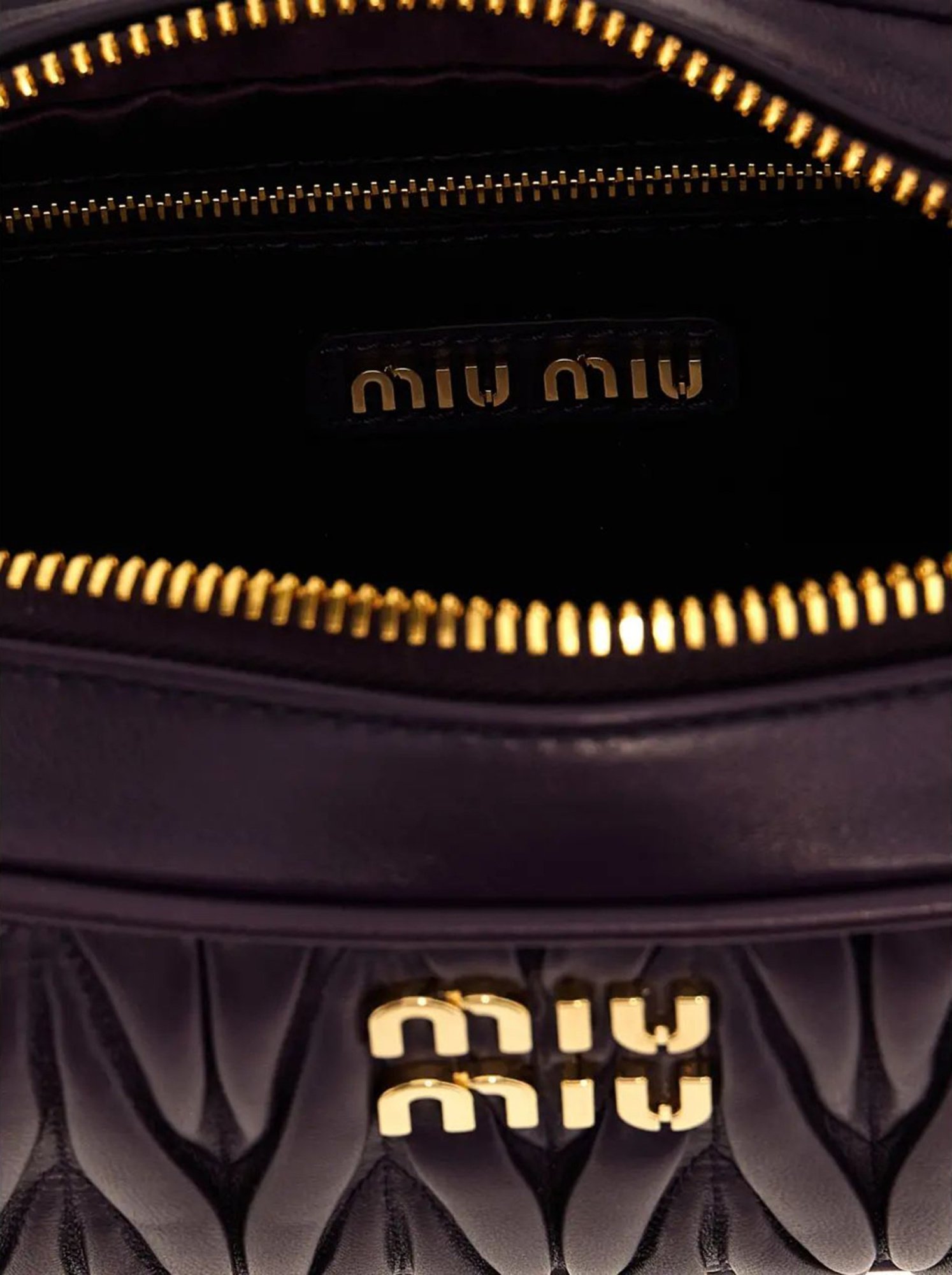 Miu Miu Matelassé Small Black